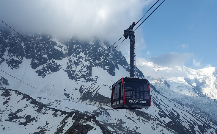 Chamonix Mont-Blanc lanovka